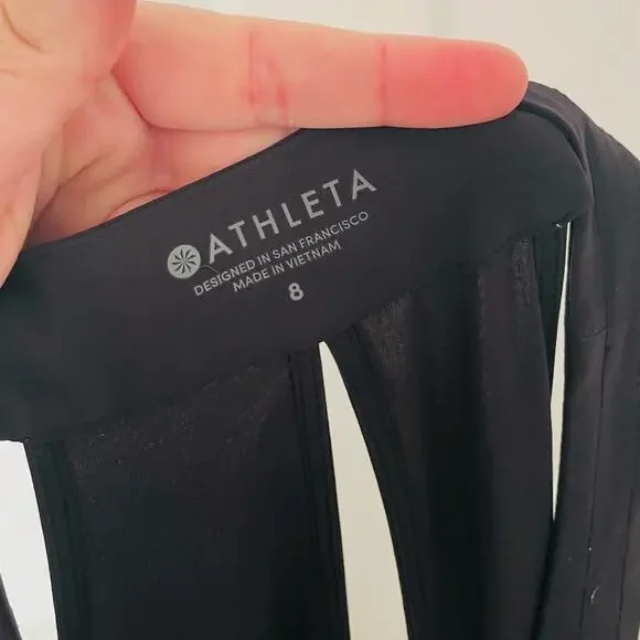 Athleta Mercer Wide Leg Open Back Halter Jumpsuit - Picture 7 of 13